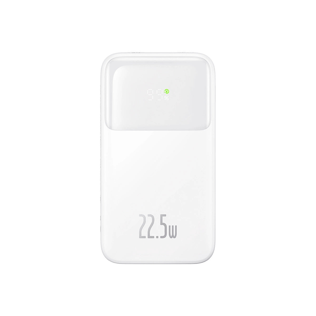 Baseus Comet Series powerbank med display 10000mAh 22.5W - hvid + USB-A - USB-C kabel