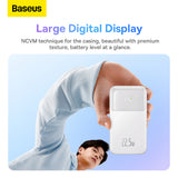 Baseus Comet Series powerbank with display 10000mAh 22.5W - white + USB-A - USB-C cable