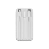Baseus Comet Series powerbank med display 10000mAh 22.5W - hvid + USB-A - USB-C kabel