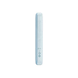 Baseus Comet Series powerbank med display 10000mAh 22.5W - blå + USB-A - USB-C kabel 0.3m - hvid