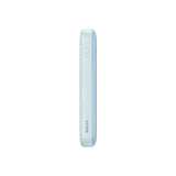 Baseus Comet Series powerbank med display 10000mAh 22.5W - blå + USB-A - USB-C kabel 0.3m - hvid