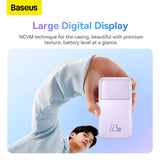 Baseus Comet Series powerbank med display 10000mAh 22.5W - lilla + USB-A / USB-C kabel