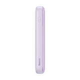 Baseus Comet Series powerbank med display 10000mAh 22.5W - lilla + USB-A / USB-C kabel