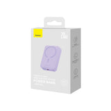 Baseus Magnetic Mini 20000 mAh 20W Powerbank - lilla + USB-C / USB-C kabel