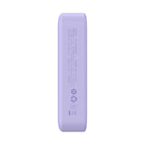 Baseus Magnetic Mini 20000 mAh 20W Powerbank - lilla + USB-C / USB-C kabel