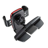Baseus Metal Age Gravitational Holder til CD-slot (Sort)