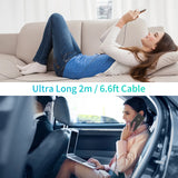 Choetech IP0041 USB-C / Lightning MFi 480Mb/s 3A 2 m kabel - sort
