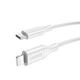Choetech IP0040 USB-C / Lightning MFi PD 30W 1,2 m kabel - hvid