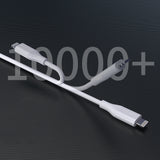 Choetech IP0040 USB-C / Lightning MFi PD 30W 1,2 m kabel - hvid