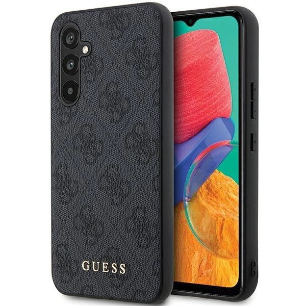 Guess GUHCS23FEG4GFGR S23 FE S711 grå/grå hardcase 4G Metal Gold Logo