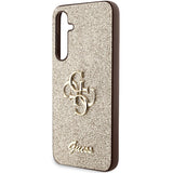 Guess GUHCS23FEHG4SGD S23 FE S711 guld/guld hardcase Glitter Script Big 4G