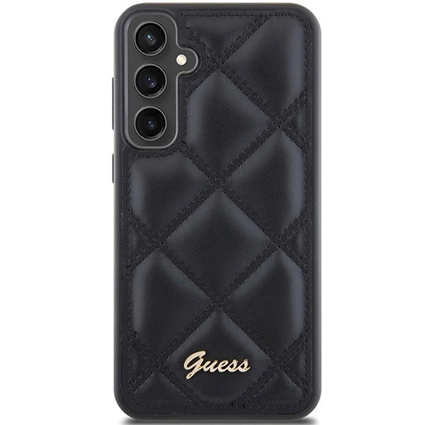 Guess GUHCS23FEPSQSQSK S23 FE S711 sort/sort hardcase Quilted Metal Logo