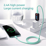 Joyroom Bowling Data Cable S-2030M8 USB-A / micro USB 3A 2m - grøn