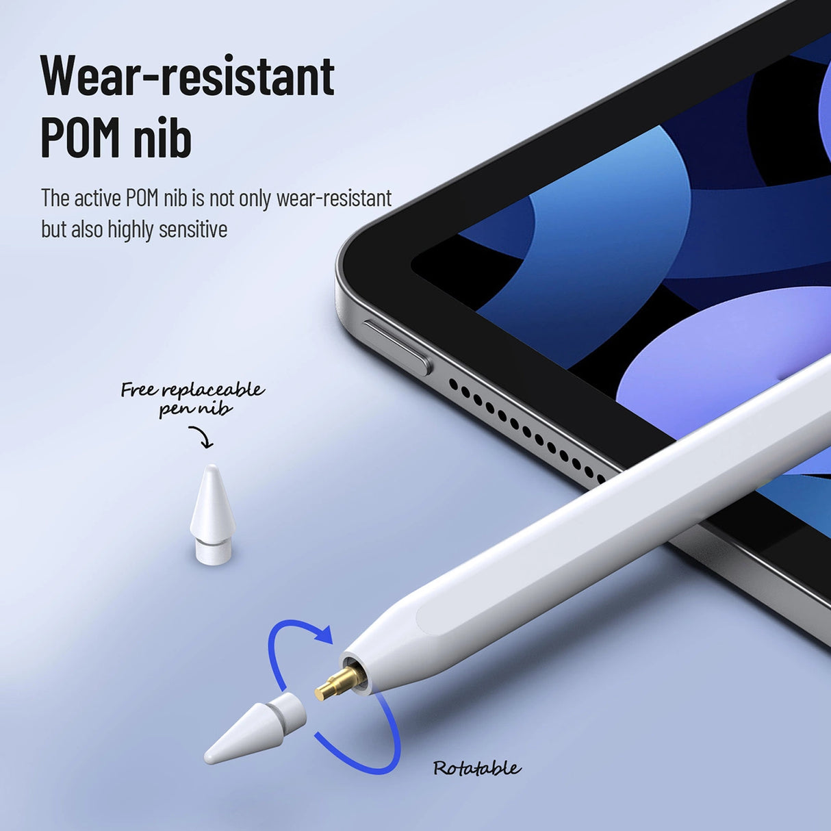 Dux Ducis Stylus Pen SP-05 til Apple iPad - hvid
