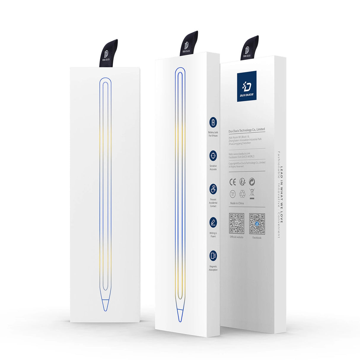 Dux Ducis Stylus Pen SP-05 til Apple iPad - hvid