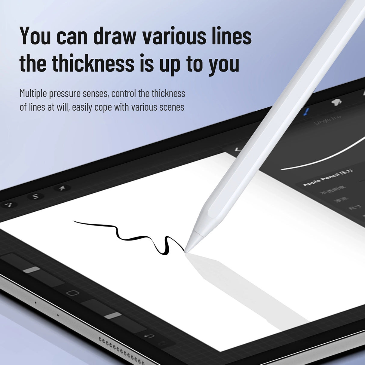 Dux Ducis Stylus Pen SP-05 til Apple iPad - hvid