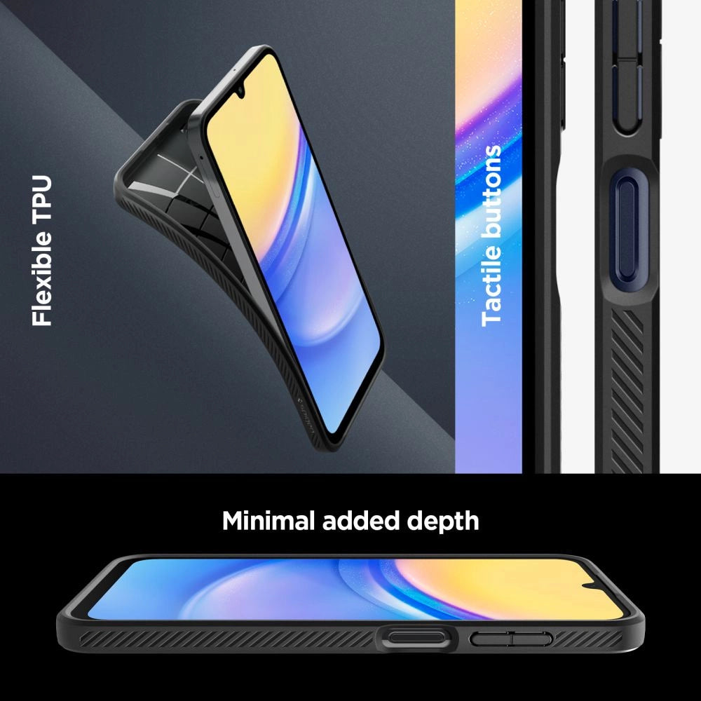 Spigen Liquid Air Case til Samsung Galaxy A15 4G / 5G - Matte Black
