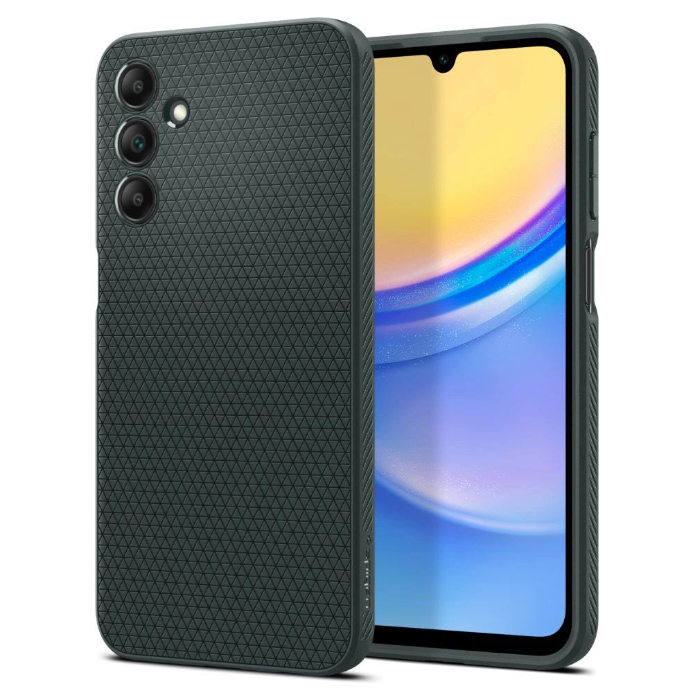 Spigen Liquid Air Case til Samsung Galaxy A15 4G / 5G - mørkegrøn