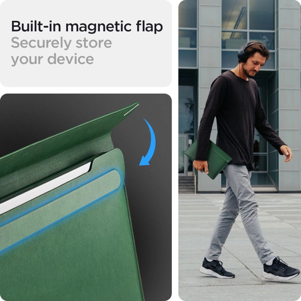 Spigen Valentinus Laptop Case 15-16 - Grøn
