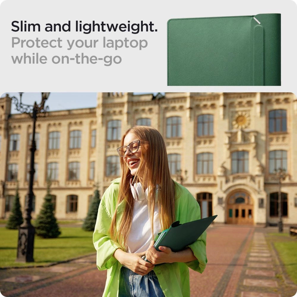 Spigen Valentinus Laptop Case 15-16 - Grøn
