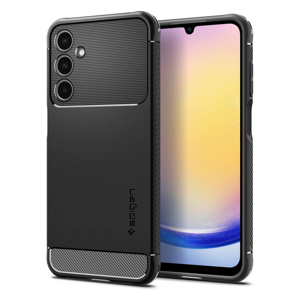 Spigen Rugged Armor Case til Samsung Galaxy A25 5G - Matte Black
