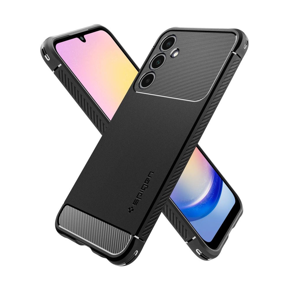 Spigen Rugged Armor Case til Samsung Galaxy A25 5G - Matte Black