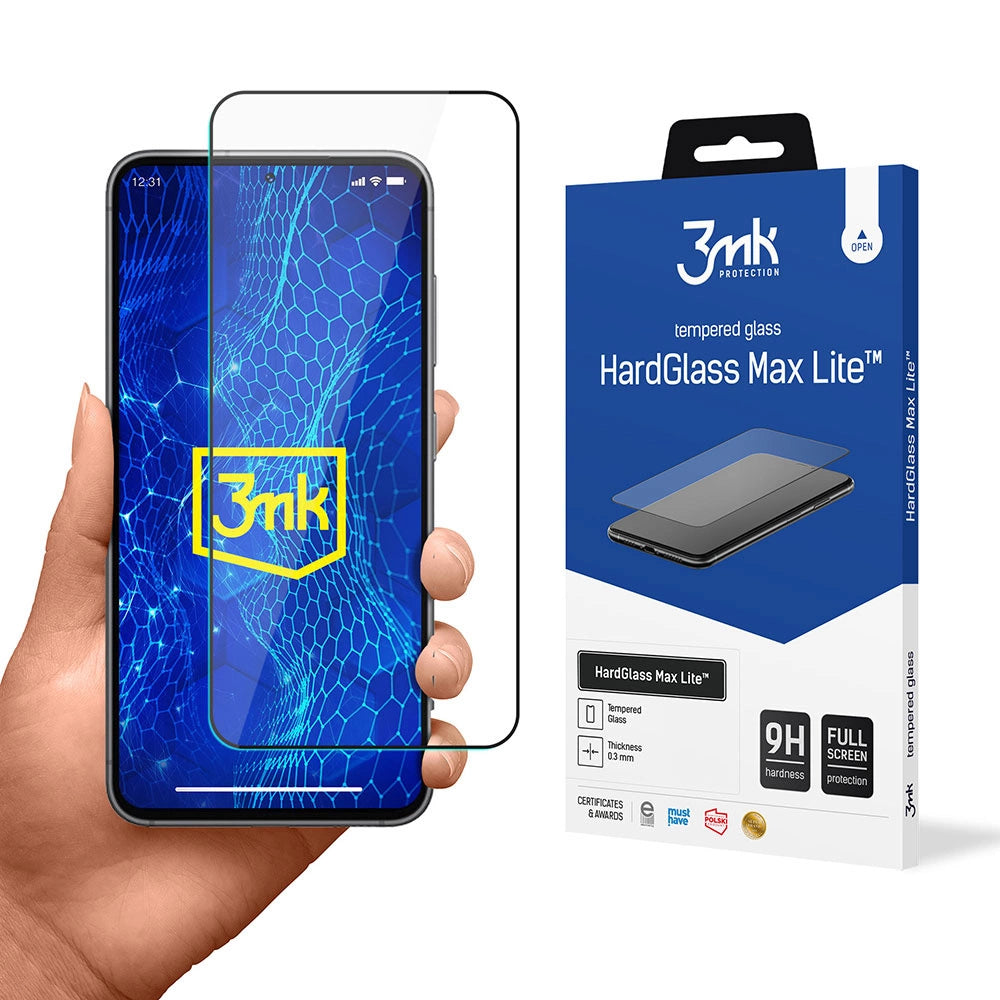9H 3mk HardGlass Max LiteTM glas til Samsung Galaxy S24+