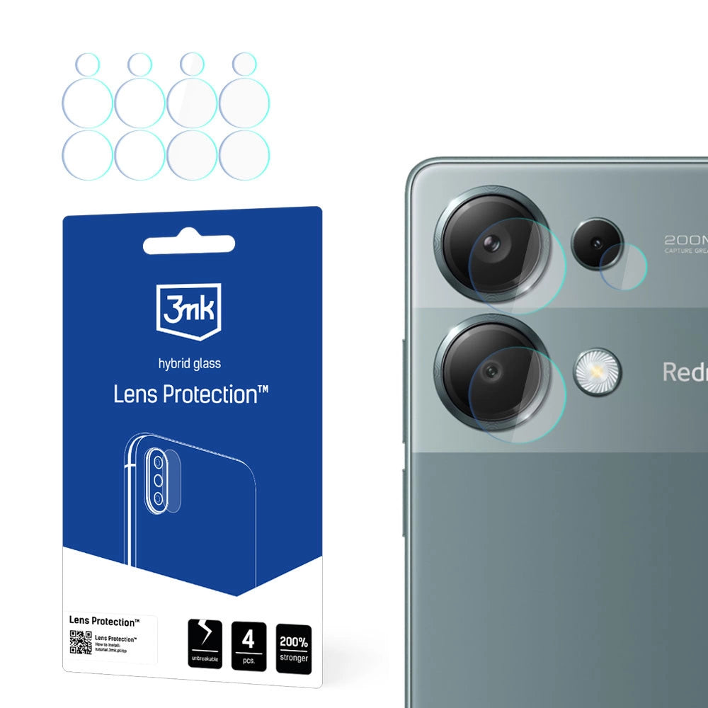 3mk Lens ProtectionTM hybridkameraglas til Redmi Note 13 Pro 4G