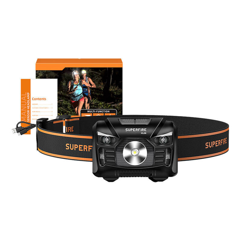 Forlygter Superfire HL06, 500lm, USB