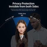Dux Ducis Glass Privacy til Samsung S24 - med sort ramme