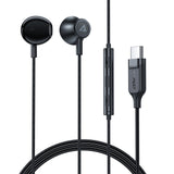 Acefast L2 øretelefoner med USB-C-stik, mikrofon og fjernbetjening 1,2 m - sort