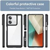 Outer Space Case med gelramme til Xiaomi Redmi Note 13 Pro - sort