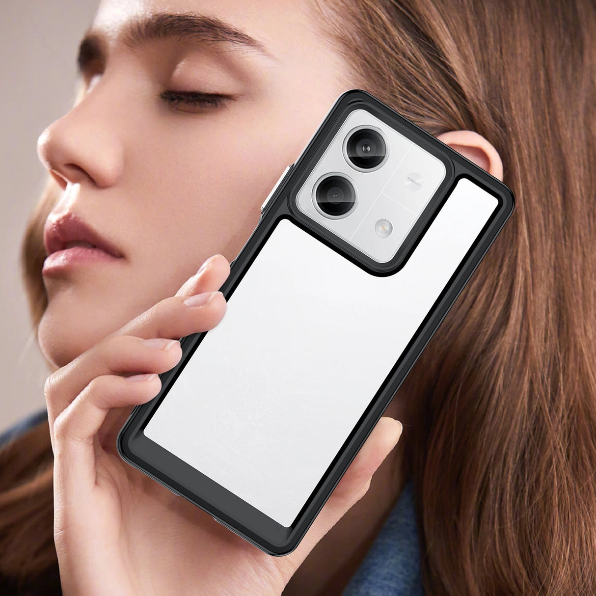 Outer Space Case med gelramme til Xiaomi Redmi Note 13 Pro+ - sort