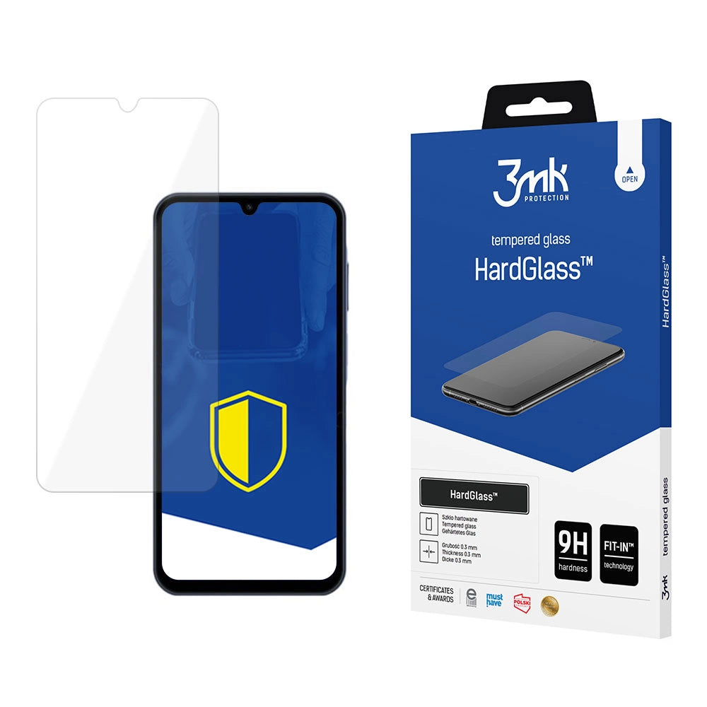 9H 3mk HardGlassTM glas på Samsung Galaxy A15 5G