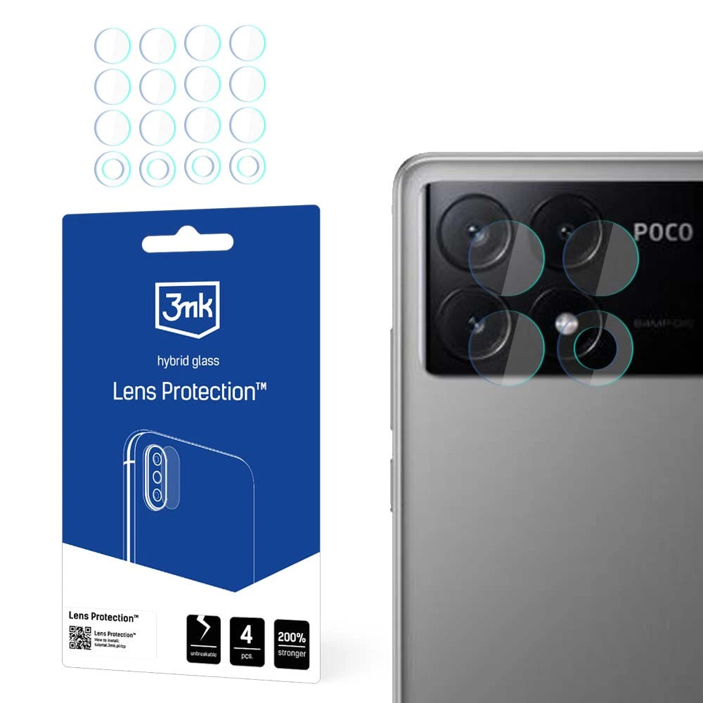3mk Lens ProtectionTM hybridkameraglas til Xiaomi Poco X6 Pro 5G