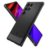 Spigen Rugged Armor Case til Samsung Galaxy S24 Ultra - Matte Black