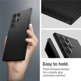 Spigen Liquid Air Case til Samsung Galaxy S24 Ultra - Matte sort