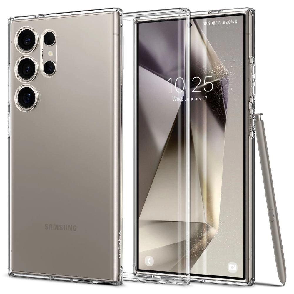 Spigen Liquid Crystal Case til Samsung Galaxy S24 Ultra - Clear