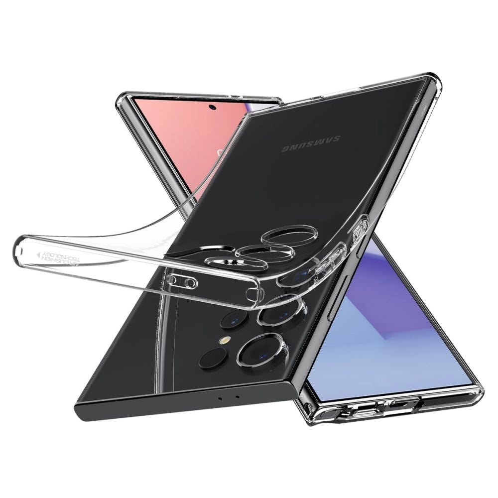 Spigen Liquid Crystal Case til Samsung Galaxy S24 Ultra - Clear