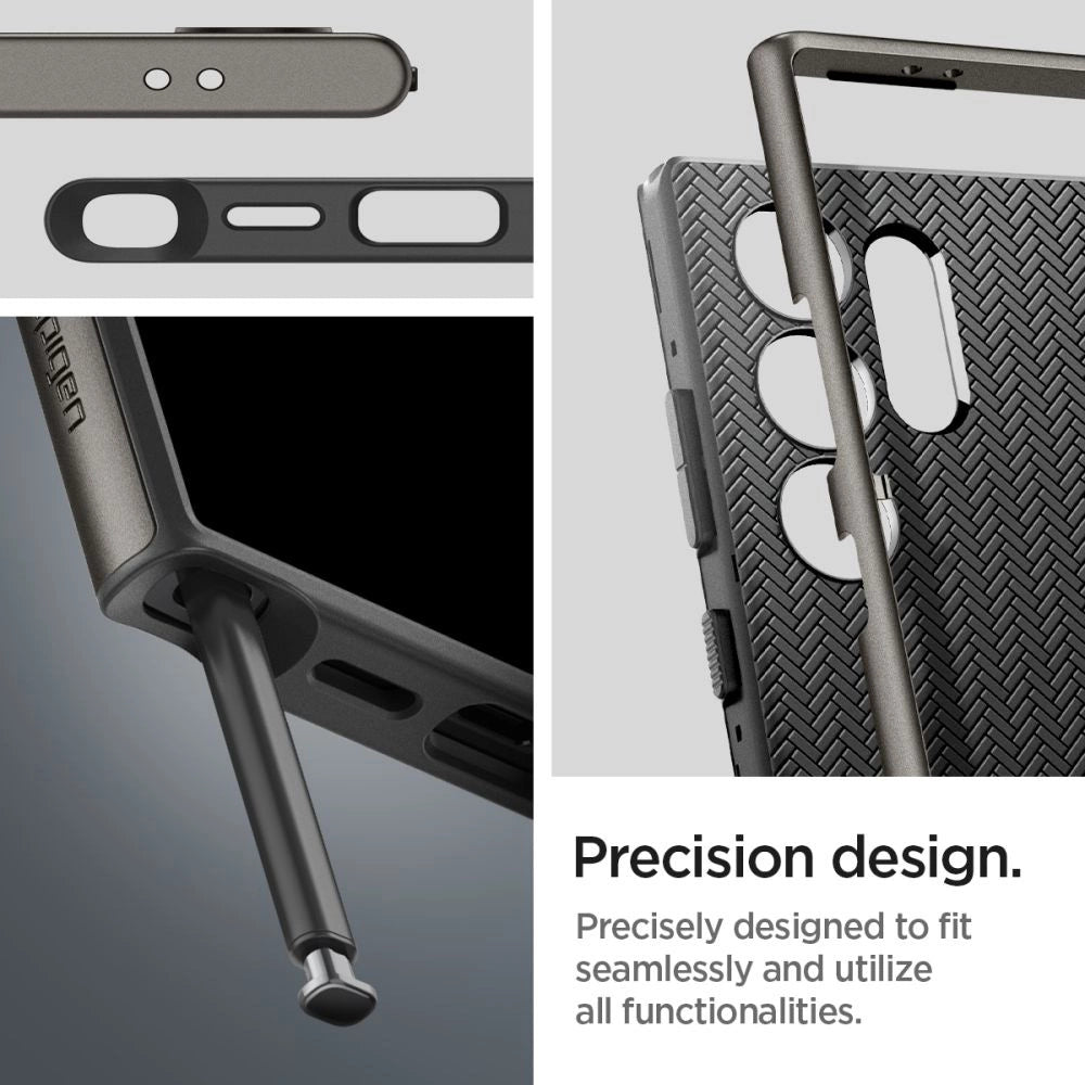 Spigen Neo Hybrid Case til Samsung Galaxy S24 Ultra - Metallic Gray