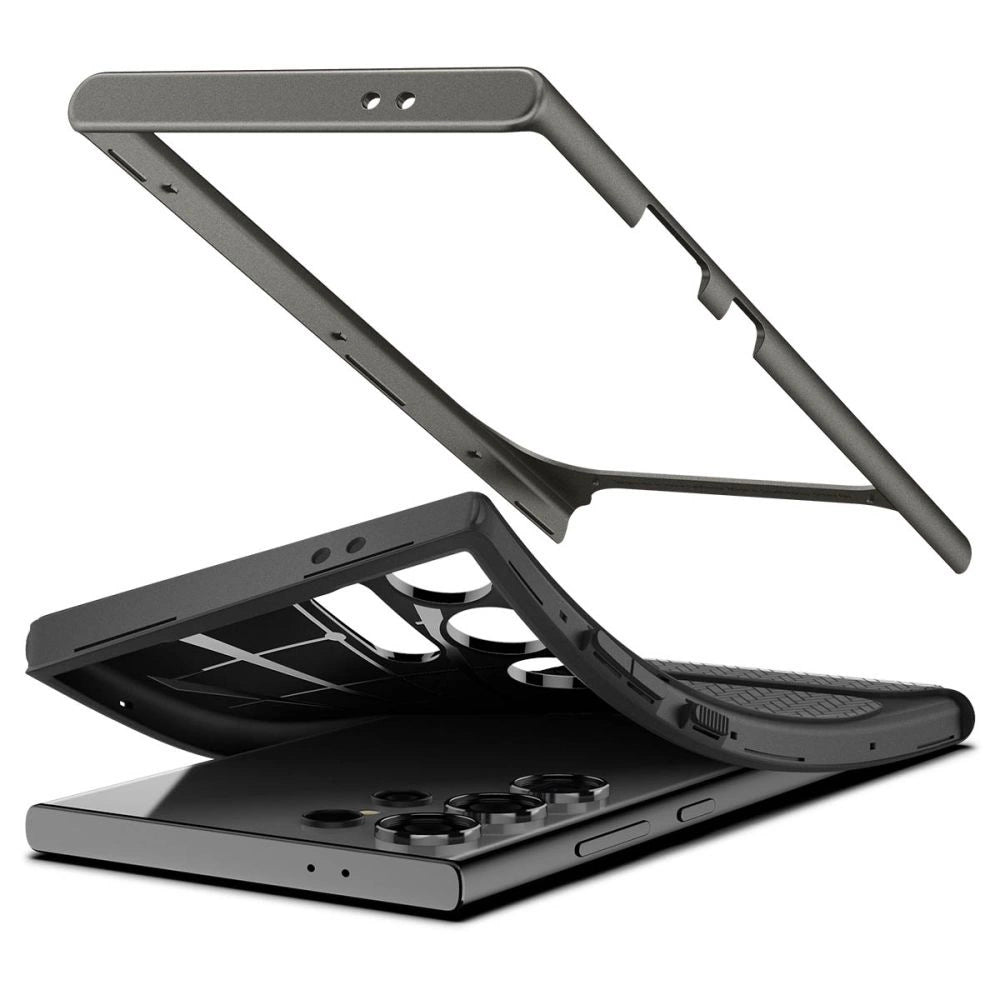 Spigen Neo Hybrid Case til Samsung Galaxy S24 Ultra - Metallic Gray