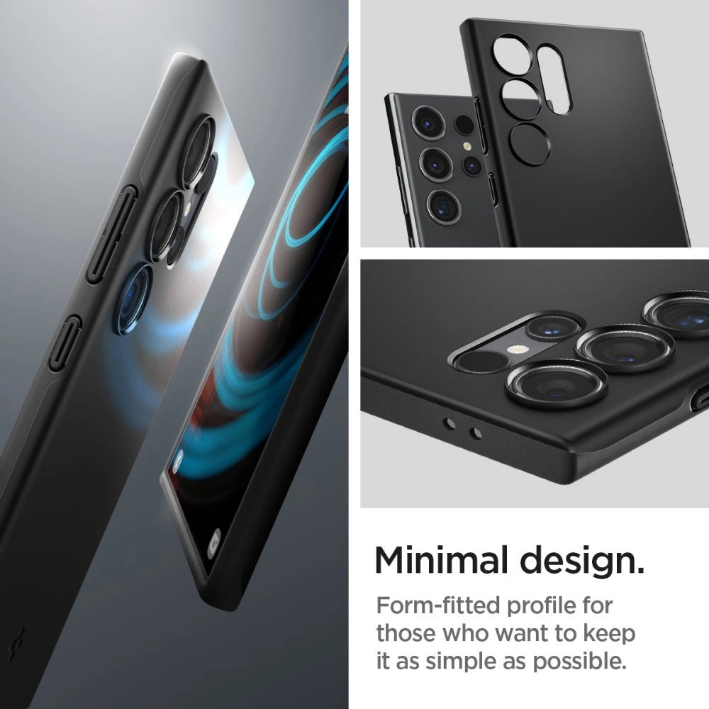 Spigen Thin Fit Case til Samsung Galaxy S24 Ultra - sort