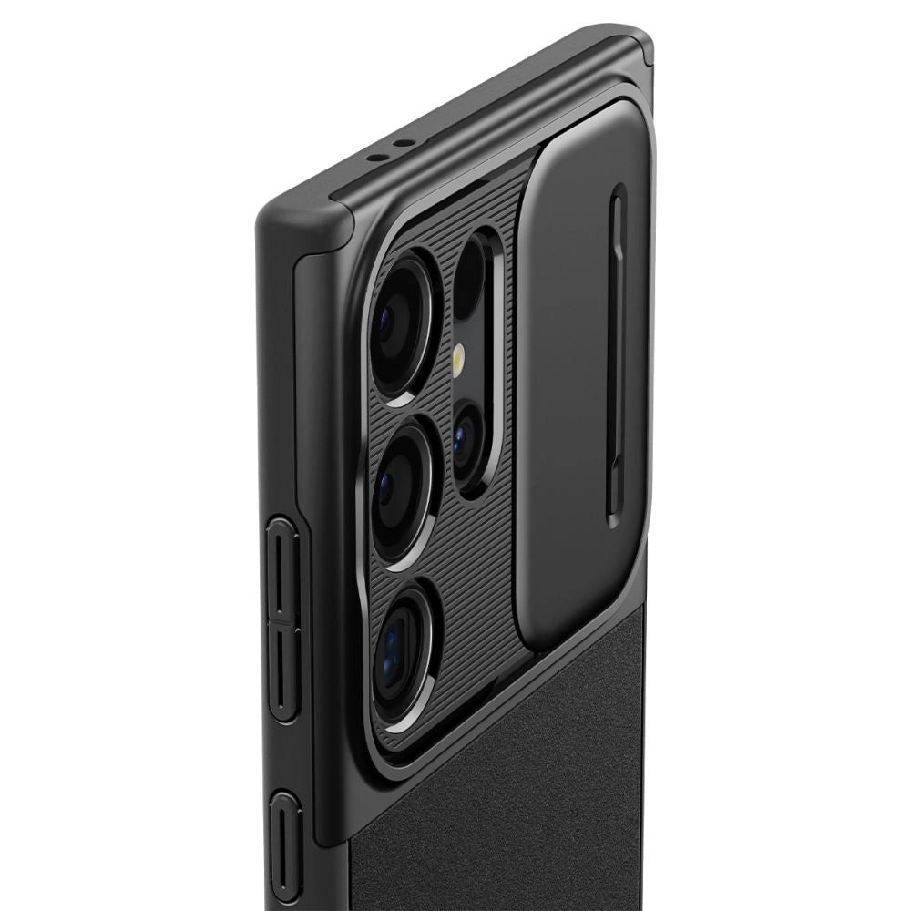 Spigen Optik Armor Case til Samsung Galaxy S24 Ultra - sort