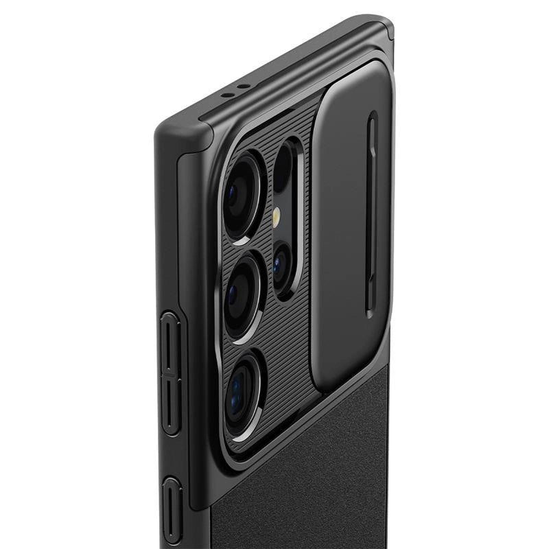 Spigen Optik Armor Case til Samsung Galaxy S24 Ultra - sort