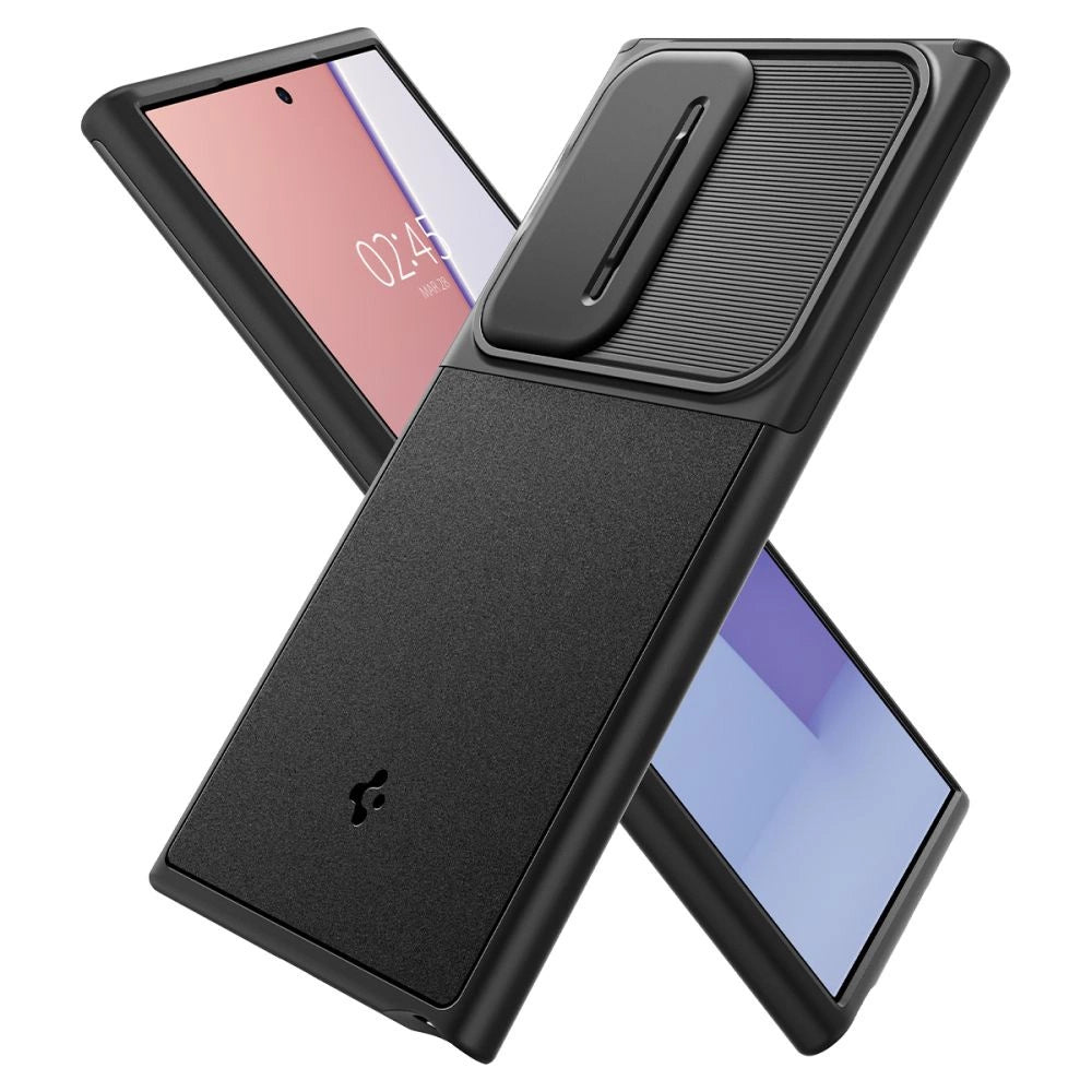 Spigen Optik Armor Case til Samsung Galaxy S24 Ultra - sort