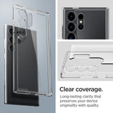 Spigen Ultra Hybrid Case til Samsung Galaxy S24 Ultra - Gennemsigtig