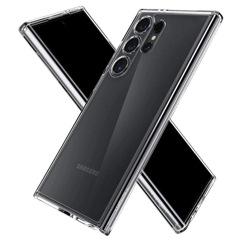 Spigen Ultra Hybrid Case til Samsung Galaxy S24 Ultra - Gennemsigtig