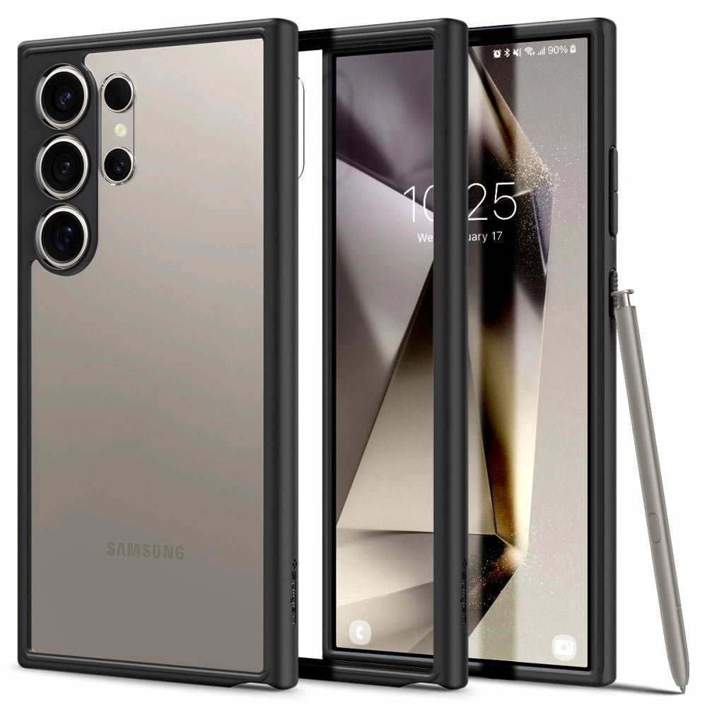 Spigen Ultra Hybrid Case til Samsung Galaxy S24 Ultra - Matte Black
