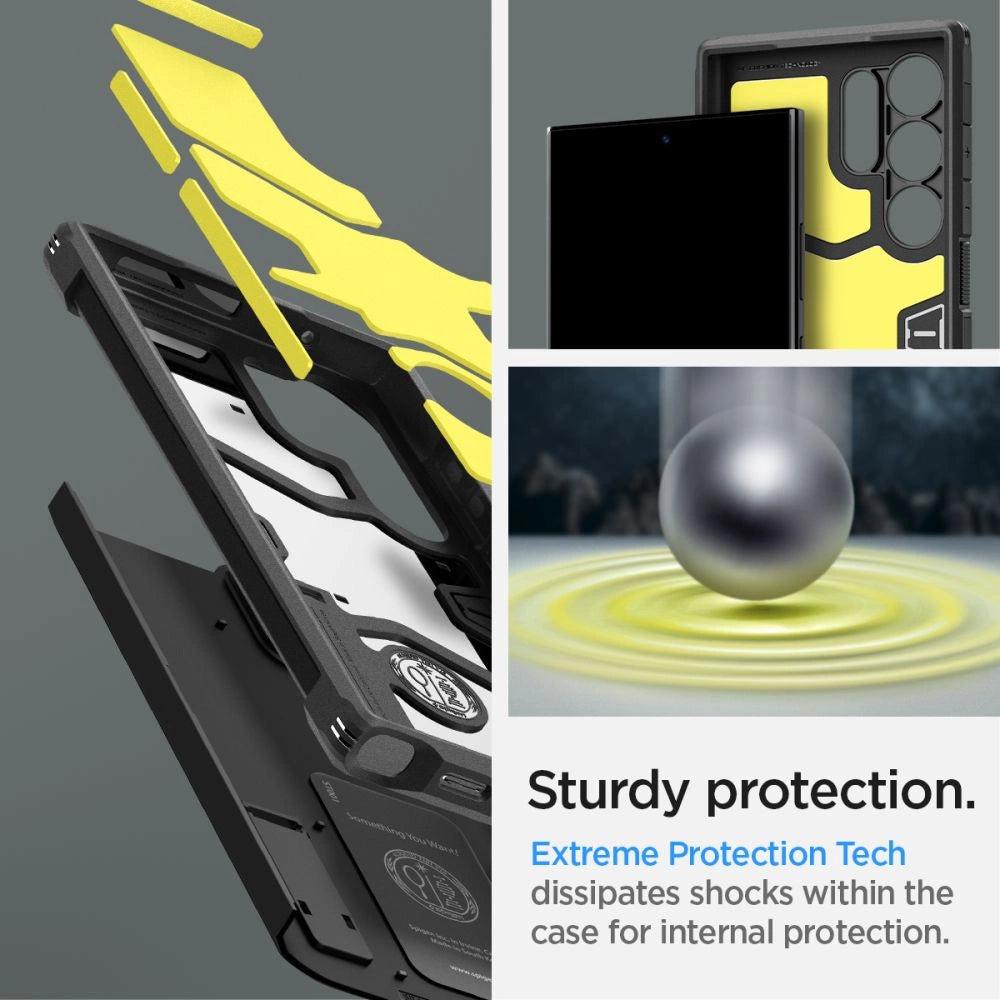 Spigen Tough Armor Case til Samsung Galaxy S24 Ultra - sort