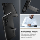 Spigen Tough Armor MagSafe-kasse til Samsung Galaxy S24 Ultra - sort